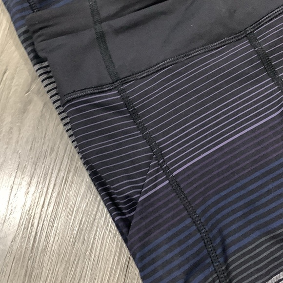 Lululemon Speed Tight II Om Stripe Black Multi / Black size 2 - Picture 8 of 15